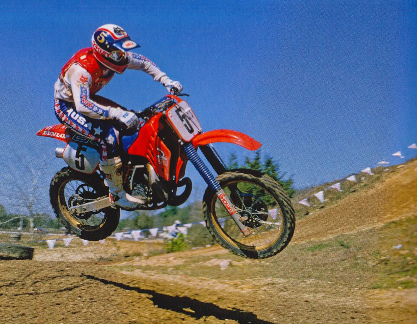 Rick Johnson #5 in Team USA colors