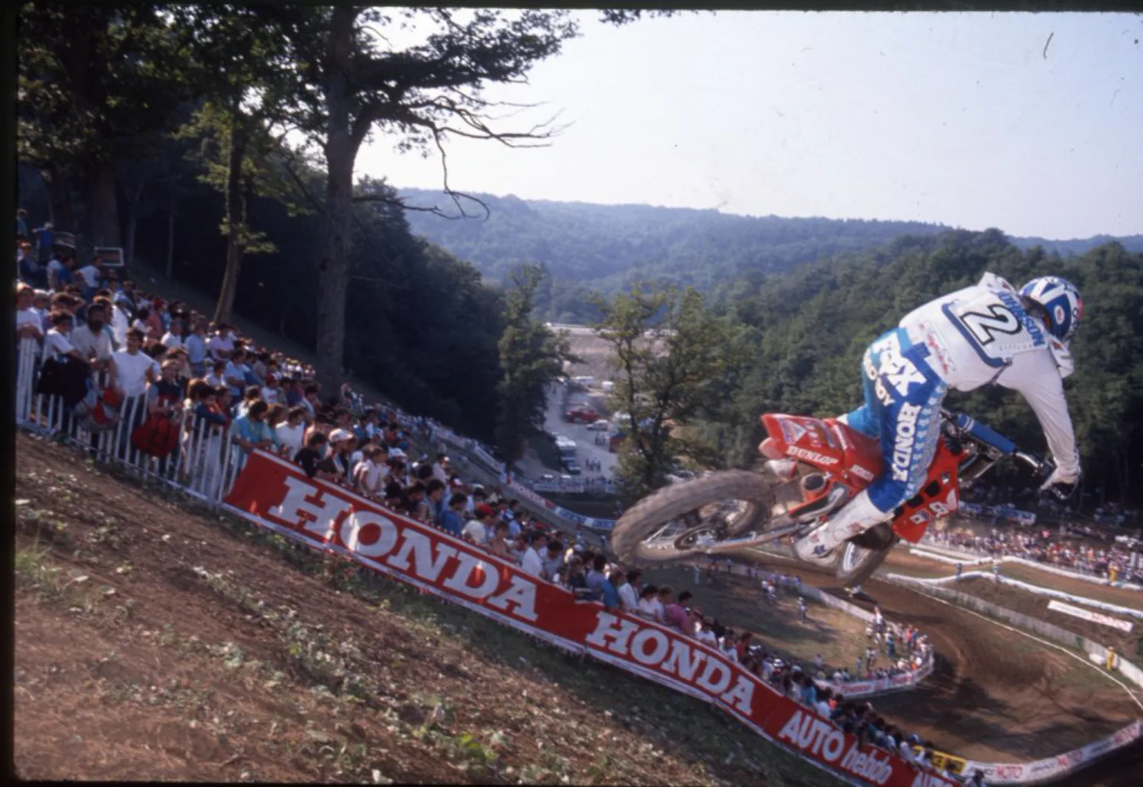 Rick Johnson on the Supercross track